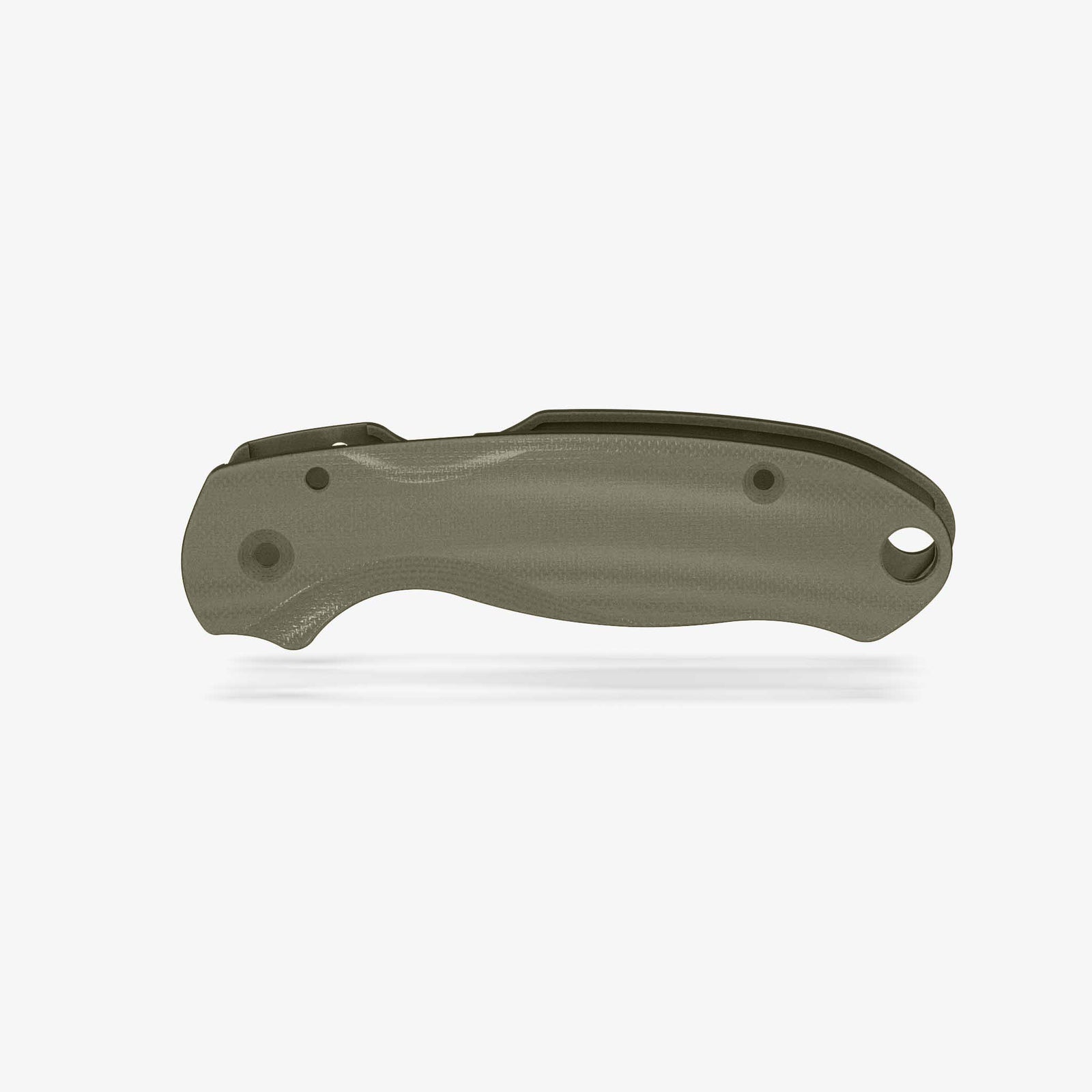 Lotus G-10 Scales for Spyderco Para 3 Knife-Pitch Black