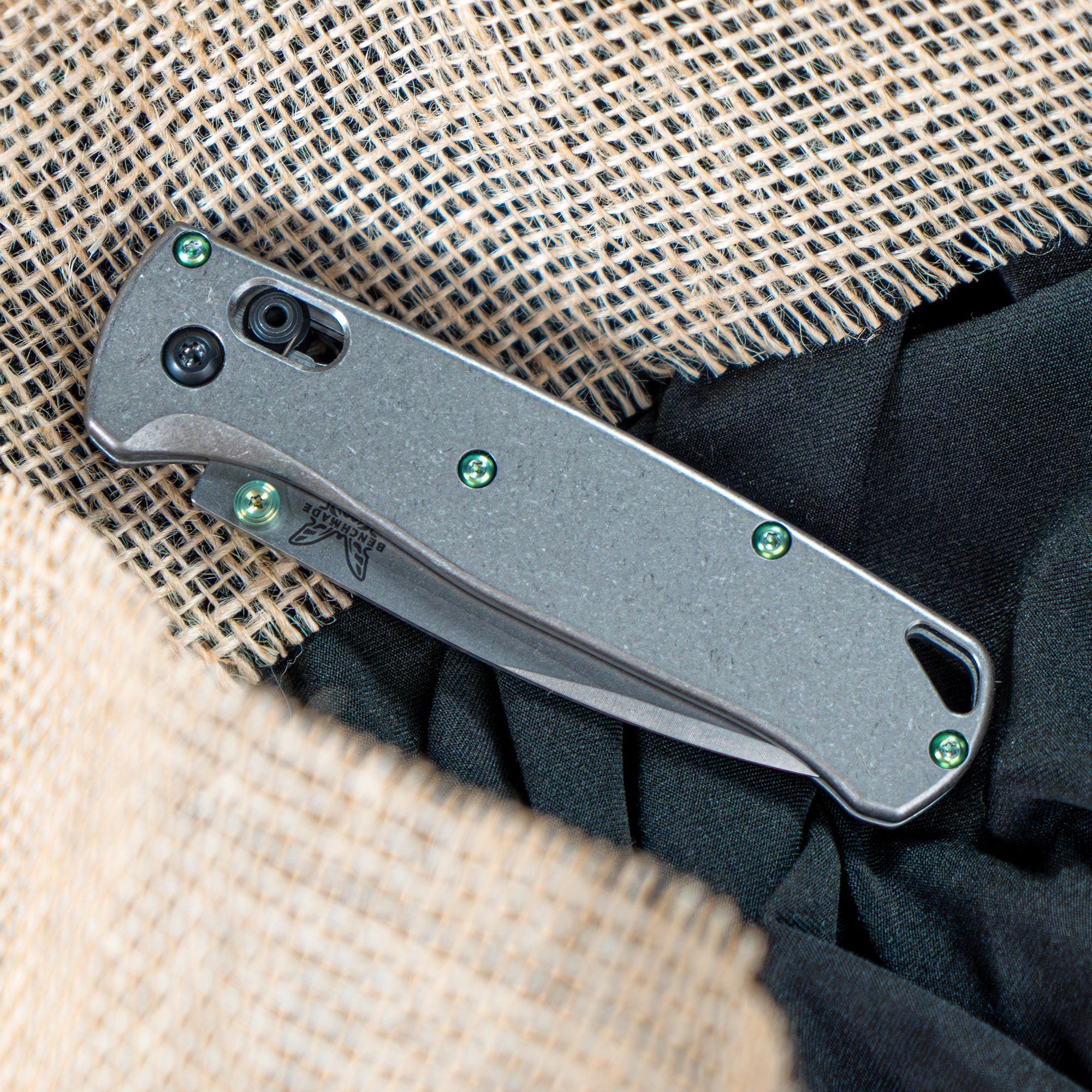 Classic Titanium Scales for Benchmade Bugout Knife