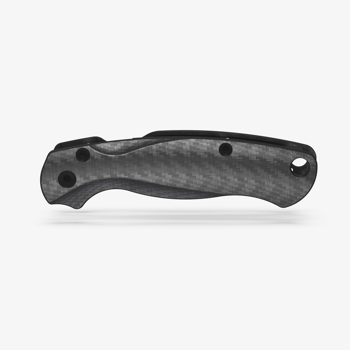 Carbon fiber lotus scales for the Spyderco Paramilitary 2 knife. 