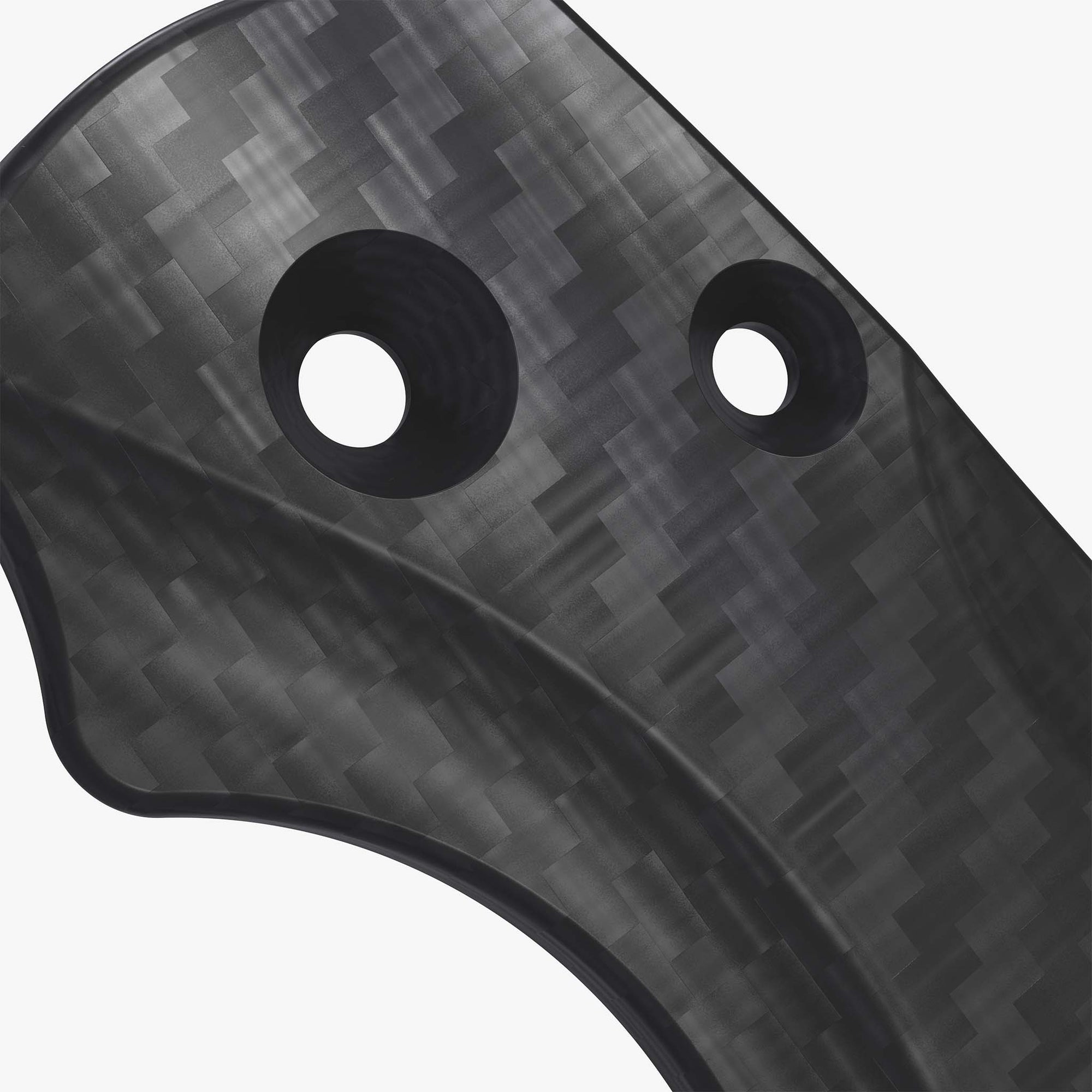 Carbon fiber lotus scales for the Spyderco Paramilitary 2 knife. 