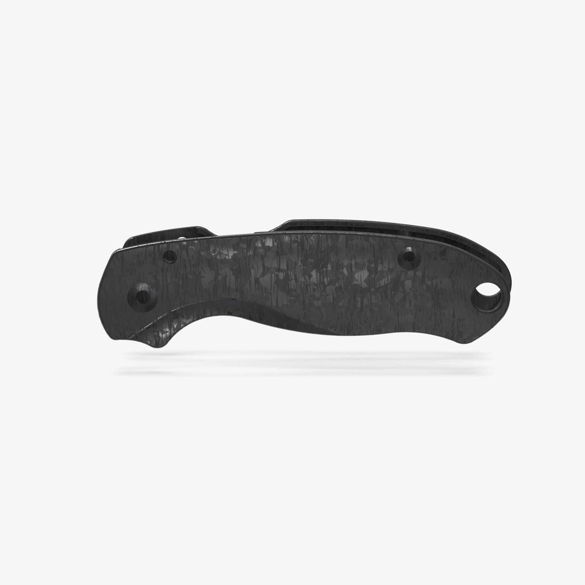 Lotus Carbon Fiber Scales for Spyderco Para 3 Knife-Shredded